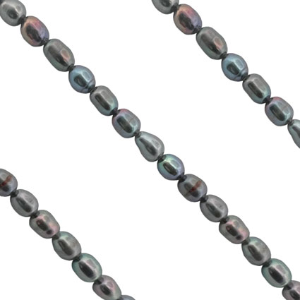 Sterling silver hotsell rice beads
