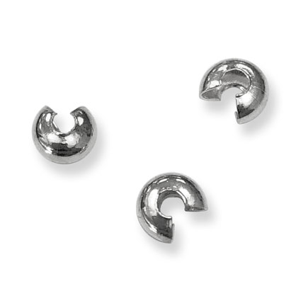 Sterling silver crimp discount covers
