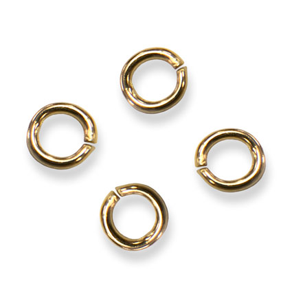 1000 x Gold Plated 6mm Open Jump Rings Can be used for Connecting Jewellery plus more. Beading 