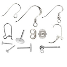 Sterling Silver Earring Findings  Wholesale Jewellery Making Supplies