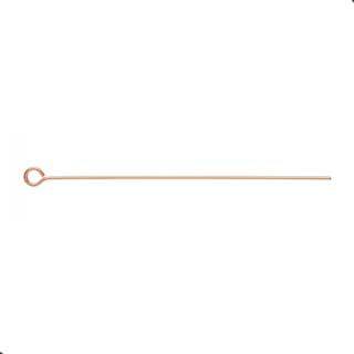 1.5"Eye Pin (0.5mm) ROSE Gold Filled