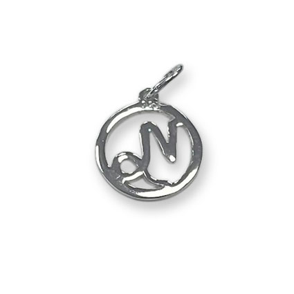 12mm Capricorn Zodiac Charm Sterling Silver