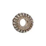 10mm Corrugated Washer Beads Antq. Silver