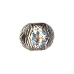 10mm Morrocan Beads Antq. Silver