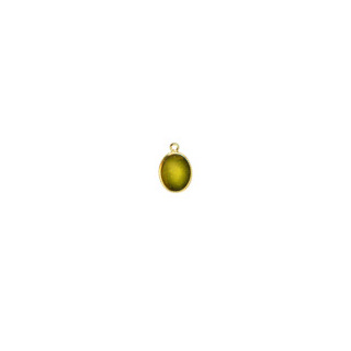 10x8mm 9ct Gold Milled Edged Pendants