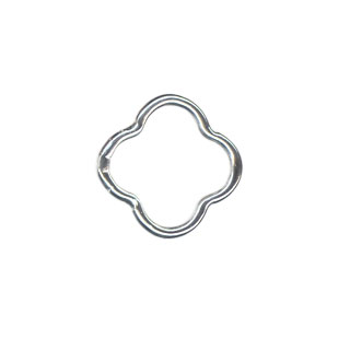 11mm Flower Link Sterling Silver