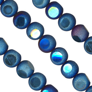 12mm RND Asteroid Glass Bead 8