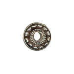 12x5mm Tibetan Beads Antq. Silver