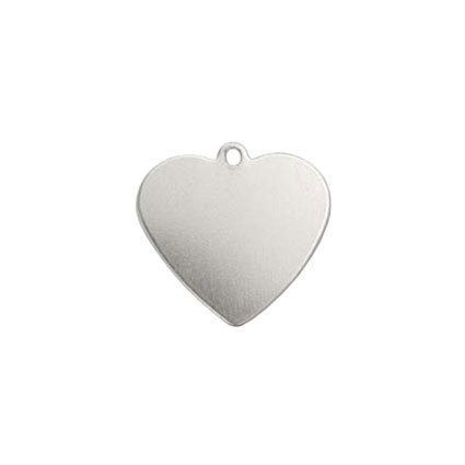 ImpressArt 13mm Heart Tag Aluminium