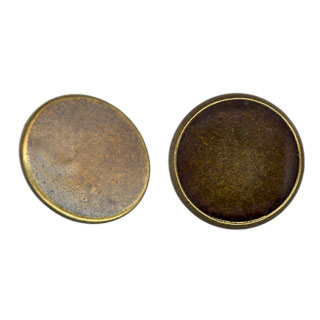 14mm Globe Bezel Cover Antq.Brass