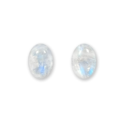 14x10mm Rainbow Moonstone Cabochon