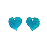 100g Acrylic Leaf 15mm: Teal Matte
