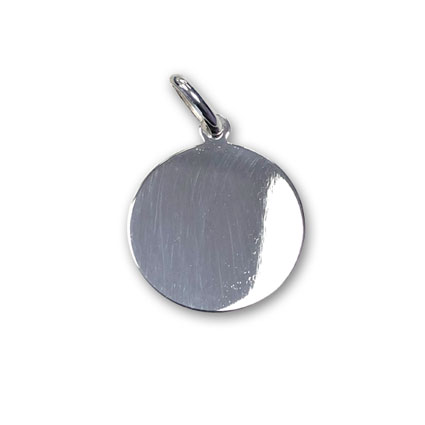 16.3mm Disc Tag (0.4mm) Sterling Silver