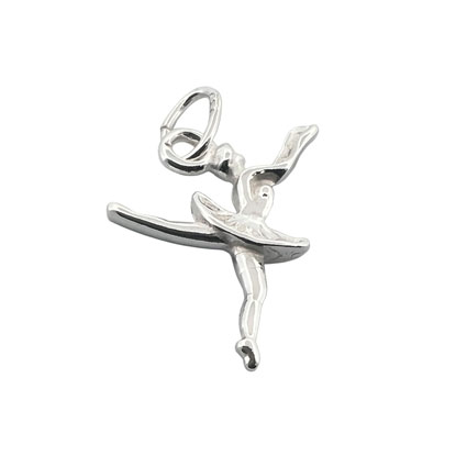 16mm Ballerina Charm Sterling Silver