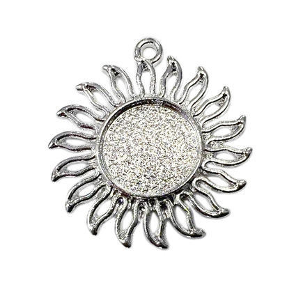 16mm Sun Tray Silver Plated