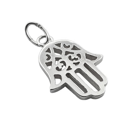 18mm Med Hamsa Charm Sterling Silver