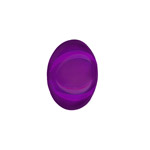18x13mm Glass Cabochons: Amethyst