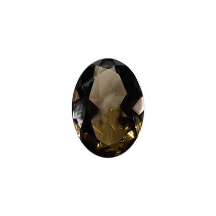 18x13mm Smokey Quartz Facet Cut Stone