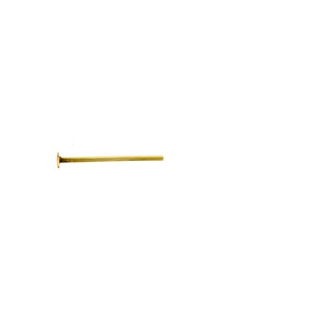 1'' Head Pins (0.6mm) Gold Plated