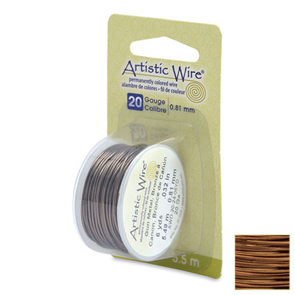 20ga(0.8mm) Artistic Wire 5.5m: Antq.Brass
