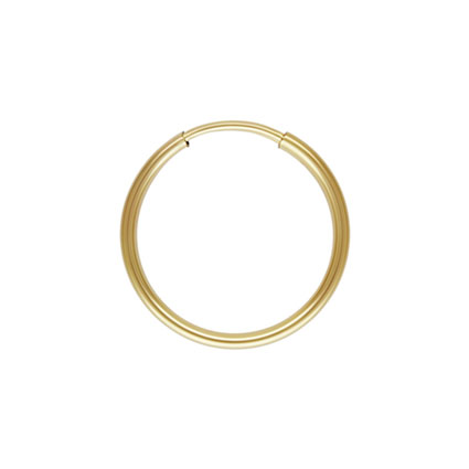 1.25x20mm Ear Hoop Sleeper Gold Filled