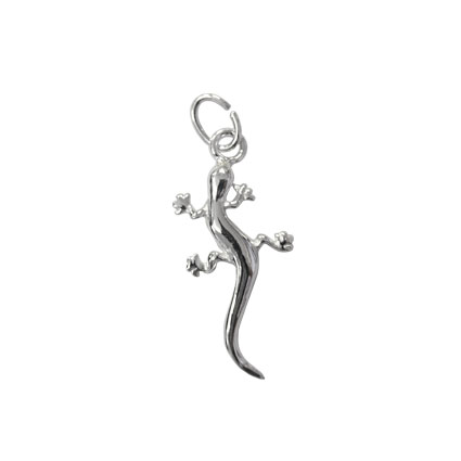 20mm Gecko Charm Sterling Silver