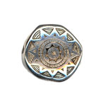 20x6mm Sun Beads Antq. Silver