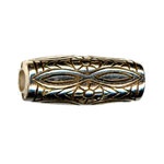 21x9mm Oval Babylon Beads Antq. Silver