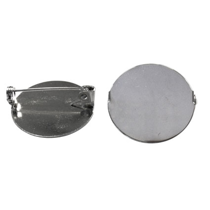 25mm Round Brooch: NP