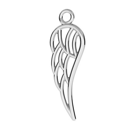 29x10mm Open Angel Wing Sterling Silver px