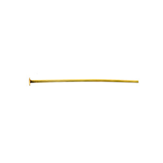 2'' Head Pins (0.6mm) Gold Plated