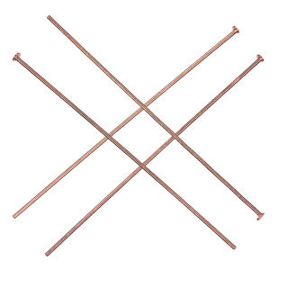 2"Head Pins Rose Gold Plated