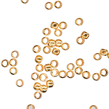 2mm Crimp (Standard Size) Gold Plated