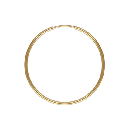 1.25x30mm Ear Hoop Sleeper Gold Filled