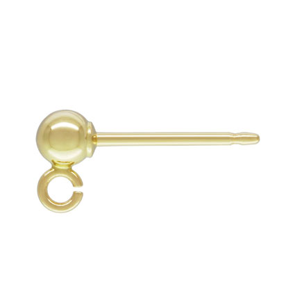 3mm Ball Frenchdrop Earstud Gold Filled