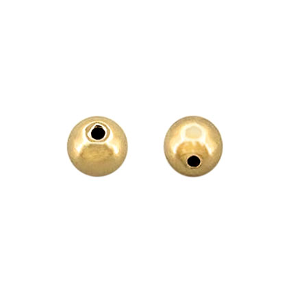 4mm Beads Gold plated