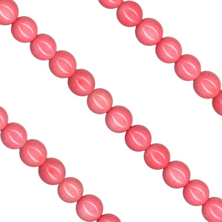 4mm Coral Round Beads