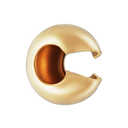 Gold Filled 4mm Crimp Cover