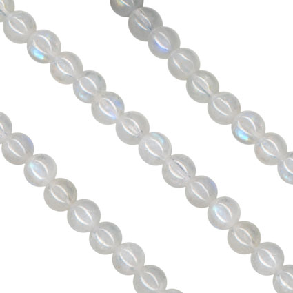 4mm Rainbow Moonstone Beads String