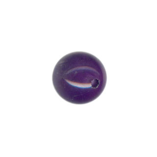 6mm Amethyst Half Drilled Beads