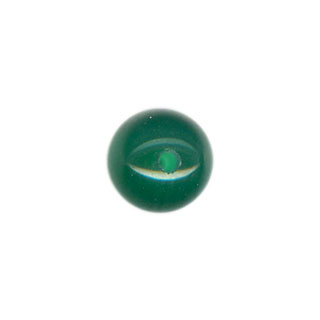 6mm Green Onyx Half Drilled Beads