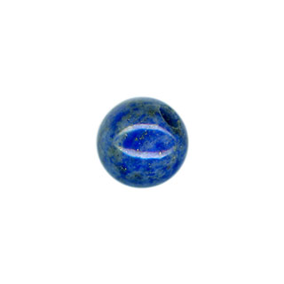 6mm Lapis Lazuli Half Drilled Beads