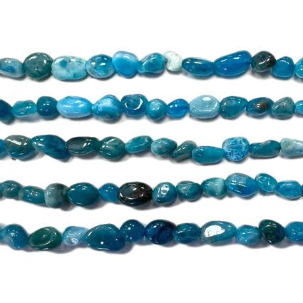 6-8mm Apatite Pebble Nugget Bead 16