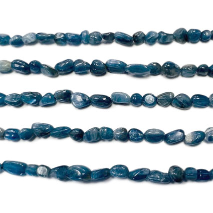 6-8mm Kyanite Pebble Nugget Bead 16