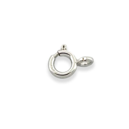 6mm Bolt Rings (open) Sterling Silver
