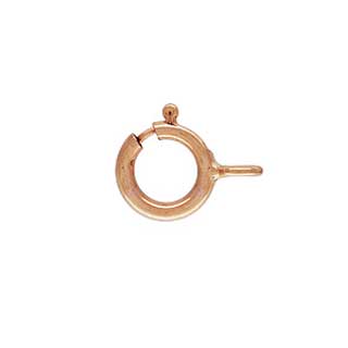 6mm Bolt Ring (closed) ROSE Gold Filled