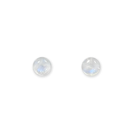 6mm Rainbow Moonstone Cabochon