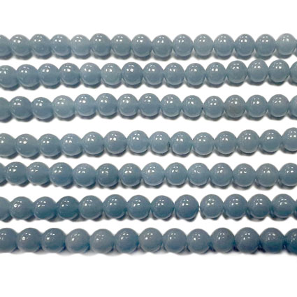 6mm Angelite Loose Bead String