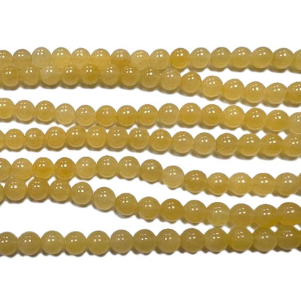 4mm Aragonite Loose Bead String