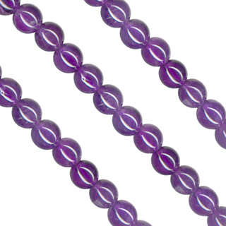 6mm Amethyst Loose Bead String